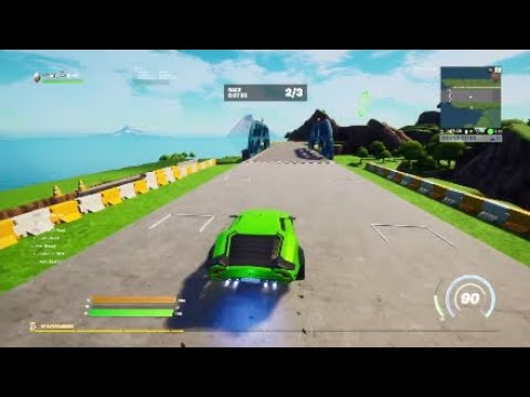 SEASIDE ROAD RACE TRACK - Fortnite Creative Map Code - Dropnite