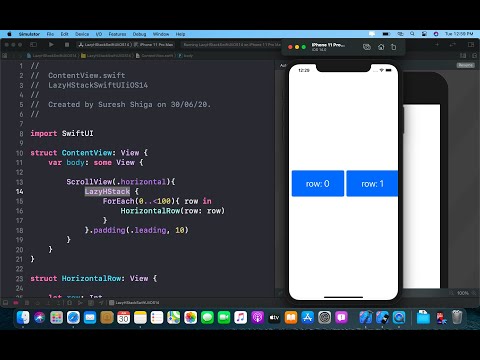 LazyHStack in SwiftUI iOS 14