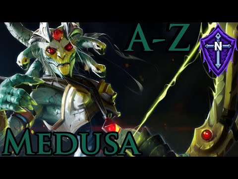 Medusa owning - Dota 2 - A-Z ALL HERO Challenge - Medusa [Full Game]