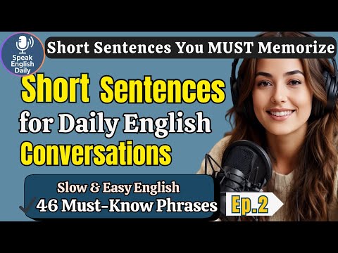Learn 46 Daily English Sentences You MUST Know | Shadowing English Speaking Practice