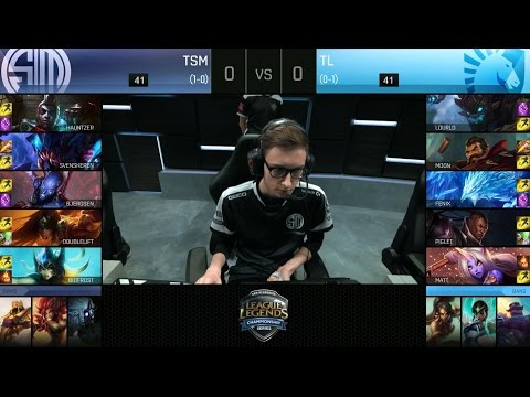 TSM vs TL Game 1 Highlights - TEAM SOLOMID vs TEAM LIQUID NA LCS Week 1 Summer 2016