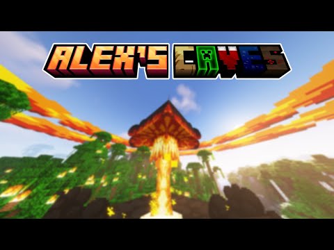 Mind-Blowing Cave Biomes in Alex's Mod - Minecraft