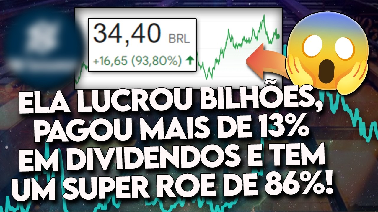 5 AÇÕES com um ROE ABSURDAMENTE ALTO! (Geram MUITO VALOR na sua OPERAÇÃO!) - TOP 5
