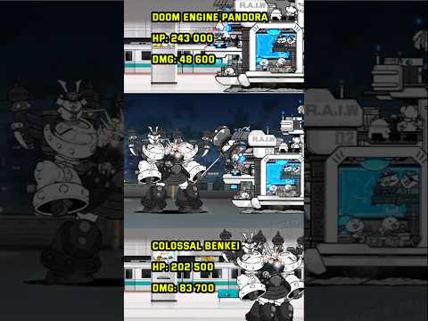 The Battle Cats : Colossal Benkei vs Pandora lv50 #shotrs #bcu #thebattlecats