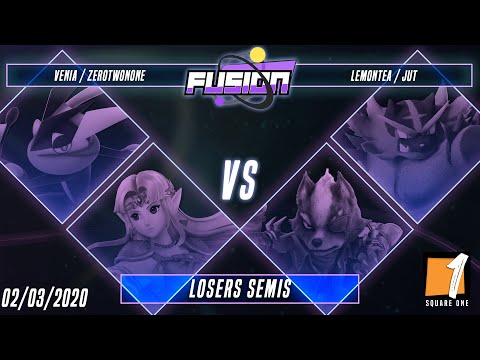 Fusion #9 - Venia / ZeroTwoNone Vs. Lemontea / Jut - Losers Semis - Smash Ultimate