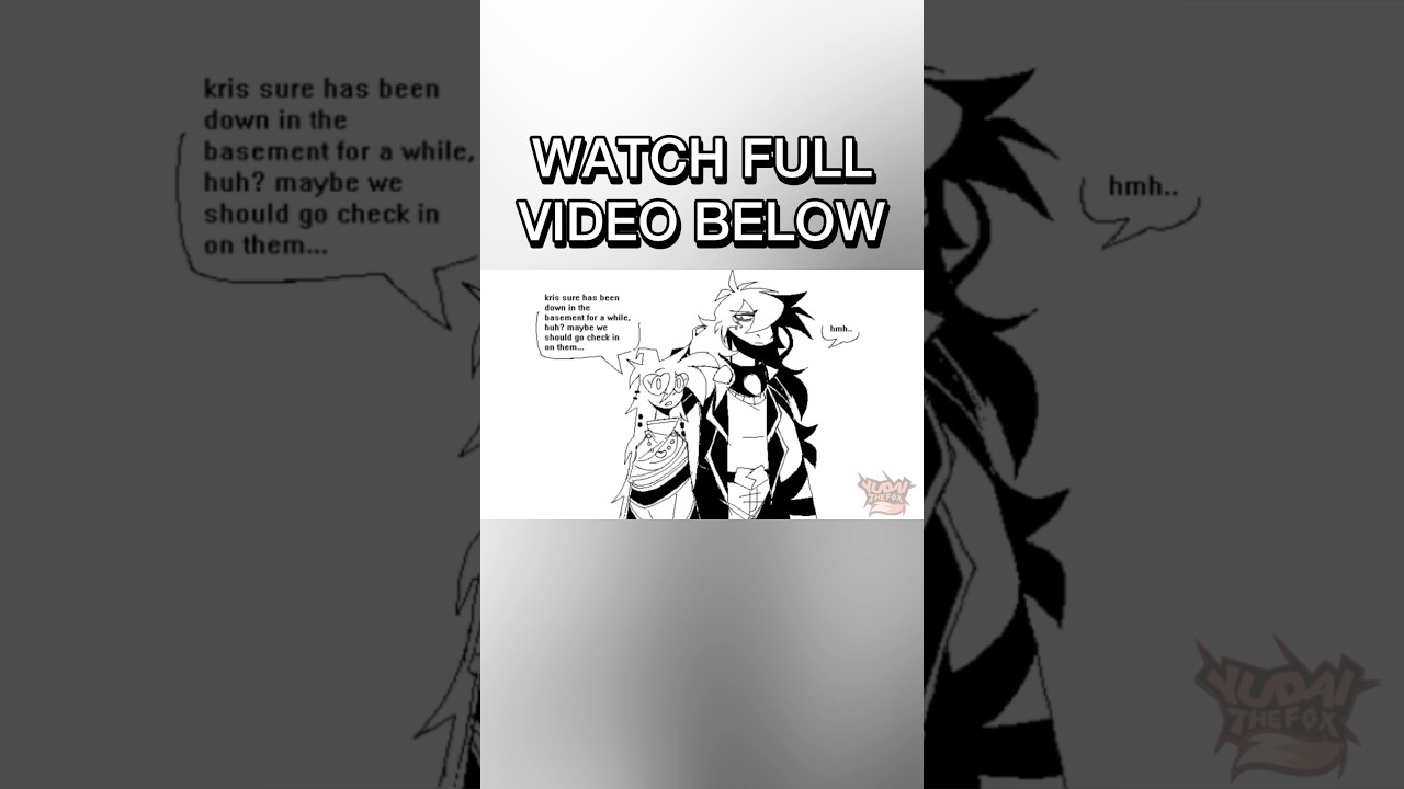 WATCH FULL DUB BELOW! Susie “Likes” Ralsei’s Glasses | DELTARUNE COMIC DUB #deltarune #ralsei #comic