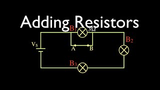 Resistors in Electric Circuits (4 of 16) Adding Resistors to Series Circuits, Part 1