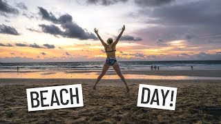 BEST BEACH DAY EVER! - Scooter Ride + Insane Sunset! (Phuket, Thailand)