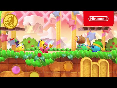 Kirby Fighters 2 – Artiste, clochette, parasol, rayon et Gooey ! (Nintendo Switch)