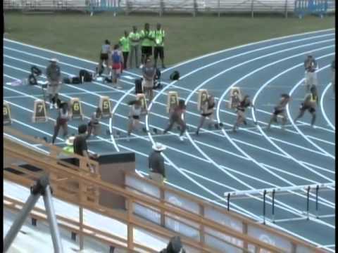 Girls Heptathlon 100 Hurdles Heat 3 - New Balance Outdoor Nationals 2011
