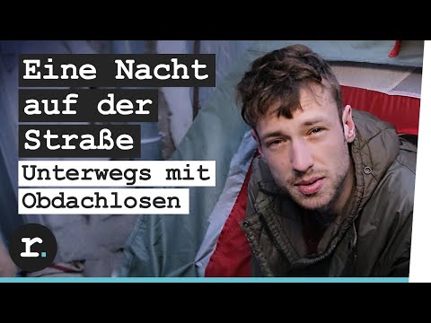 Mit Obdachlosen in der Kälte schlafen