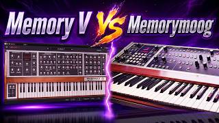 Arturia Memory V  vs MOOG Memorymoog  [no talking]