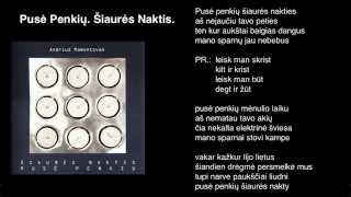Pusė Penkių. Šiaurės Naktis. Music Video