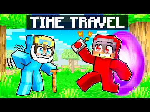 Using TIME TRAVEL to Prank my Friends in Minecraft!