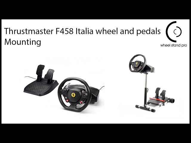 Video Teaser für Wheel Stand Pro set up with Thrustmaster F458 wheel