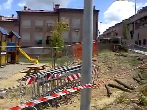 Lavori in via Caduti di Vicobello, Siena