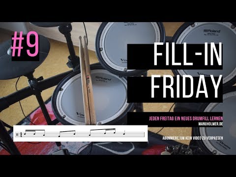 Fill-In Friday #9 - Jeden Freitag ein neues Drumfill lernen - Übungen für Schlagzeug Anfänger