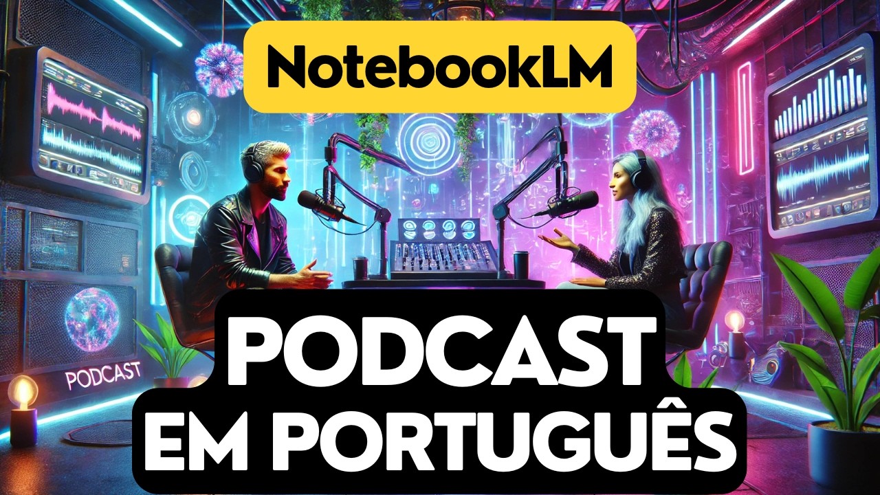 Crie Podcasts com IA em Português Brasileiro no NotebookLM | Método Fácil Gratuito