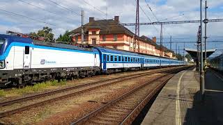 CZ 🇨🇿 Česká Třebová 08/2025 193.028-8 Slovácký expres Luhačovice ➡️ Praha-Vršovice