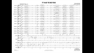 It Had To Be You arranged by Mark Taylor