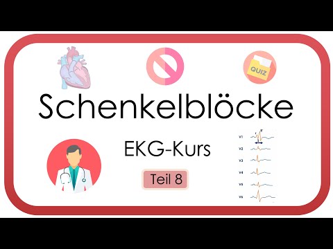 Bundle branch blocks (left & right bundle branch block, left anterior hemiblock) - ECG course