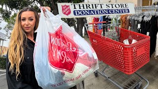 HAVEN'T BEEN HERE IN MONTHS | SALVATION ARMY THRIFT WITH ME & TRY ON HAUL
