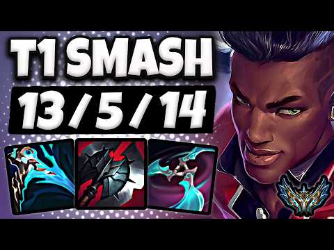 T1 Smash Lucian vs Ezreal [ ADC ] Korea Challenger 1238 LP | Patch 25.19
