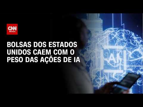 Bolsas dos Estados Unidos caem com o peso das ações de IA | CNN MERCADO