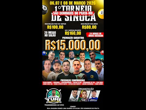 🎱TORNEIO E JOGOS RASGADOS 🎱 SAO DOMINGOS DO PRATA MG
