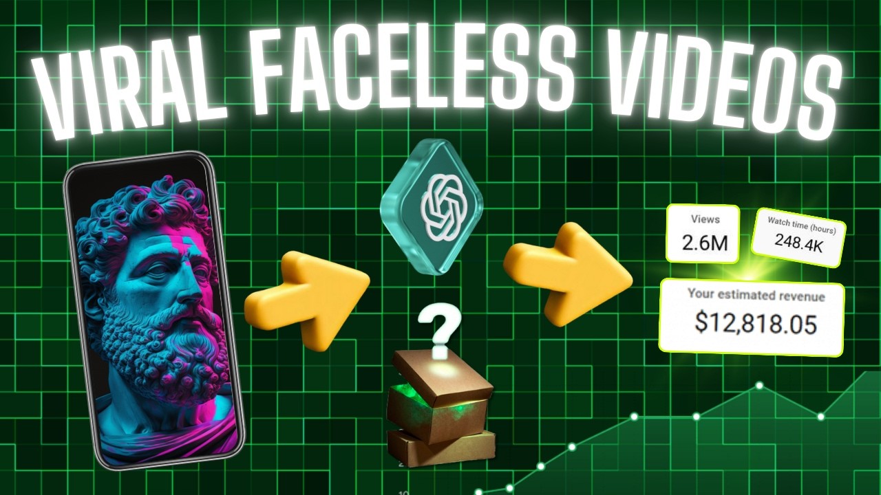 How To Make Viral MONETIZABLE Faceless YouTube Videos ($500/Day) | Lazy Method