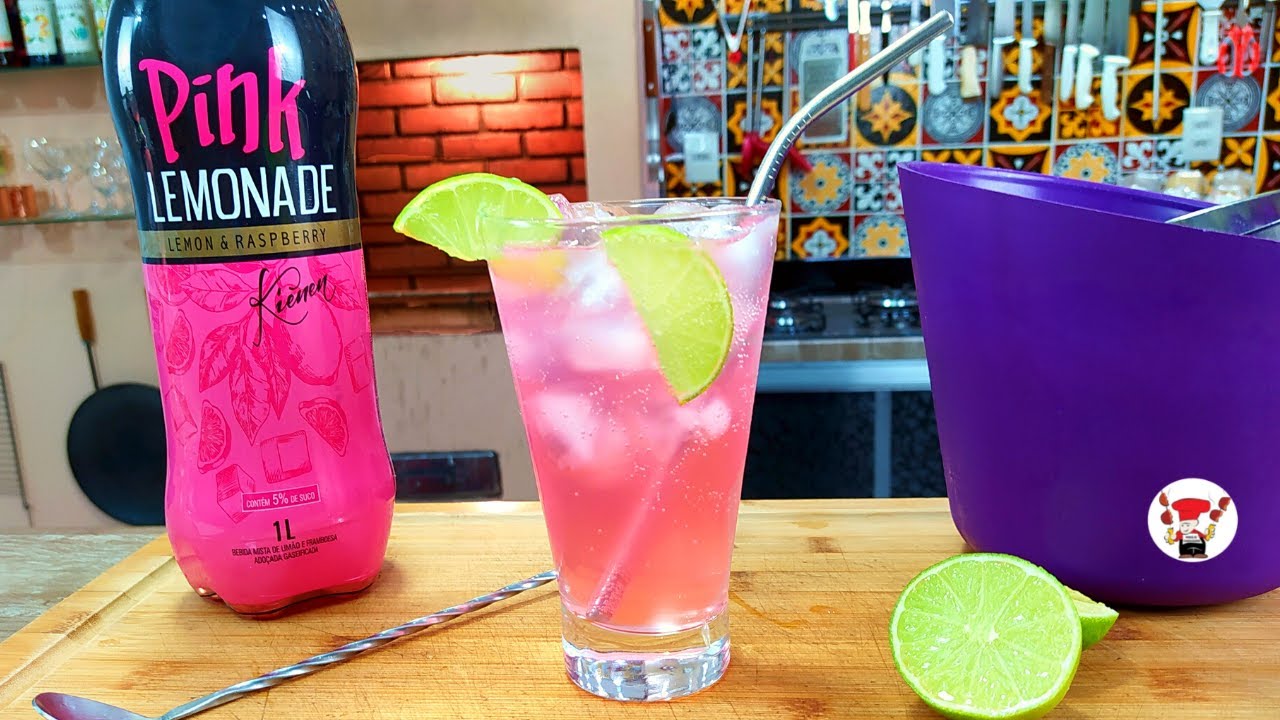 Watch Now Receita de drink sem álcool com pink lemonade Receita de drink sem álcool com pink lemonade