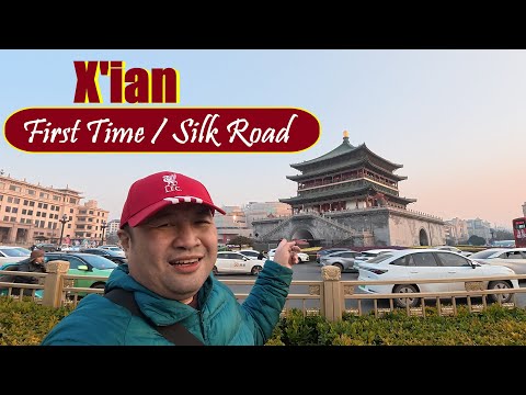 HSR from Chengdu to Xian -Trying out Halal Food @ Muslim Quarter.  First Time in Xian