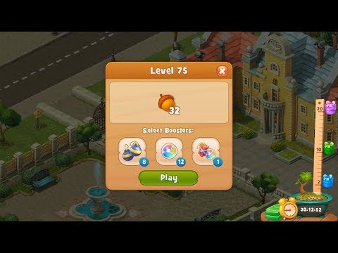 Gardenscapes Level 75 HD 1080p