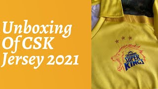 Chennai Super Kings(CSK) Official Match Replica Jersey 2021 - Unboxing - Dhoni 7- The souled store