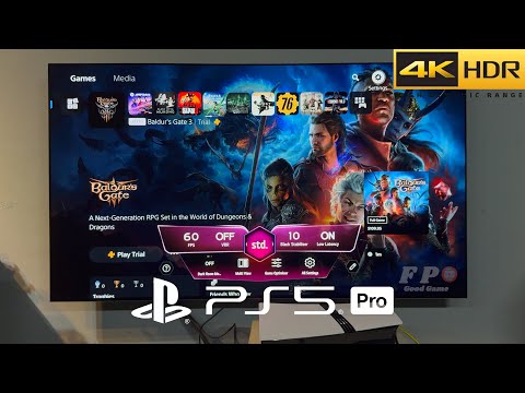 Baldur's Gate 3 PS5 Pro Gameplay With LG Oled TV 4K (Quality Mode 60FPS)