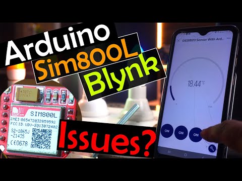 SIM800L Blynk, Arduino publish data to Blynk, Arduino Blynk, no ESP32 & ESP8266 Needed Video