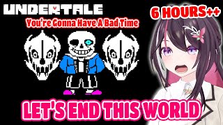 All Of AZKi Best Reaction Vs Sans In Undertale Full Highlights Hololive【ENG SUB】