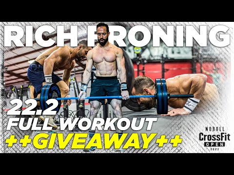RICH FRONING *FULL* CrossFit Open 22.2 Workout
