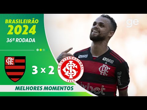 Gols e lances de Flamengo x Internacional
