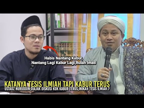 IT SAYS IT'S A SCIENTIFIC THESIS BUT IT'S CONTINUOUSLY Blurry ||USTADZ NURUDDIN; DISCUSSION IS CO...