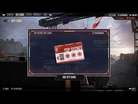 Lets Open 27 TOP Secret KEY CARDS on WORLD of Tanks Console 2/14/22