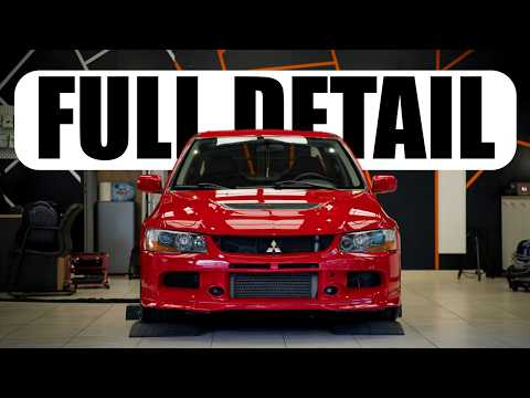NEGLECTED Mitsubishi Evo 9 - Full exterior Detail