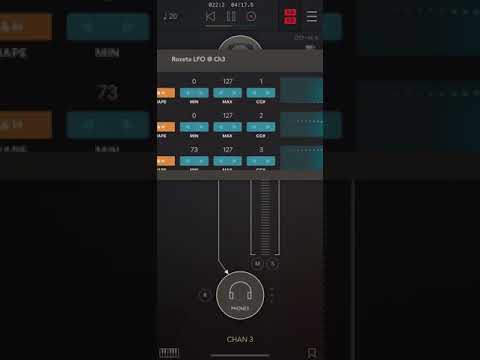 Rozeta Particels first try with Rozeta LFOs and Moog Model 15