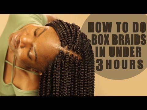 How to Crochet Box Braids On Yourself Tutorial: LOOKS...