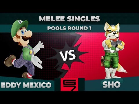 Eddy Mexico vs Sho - Melee Singles: Pools Round 1 - Genesis 7 | Luigi vs Fox