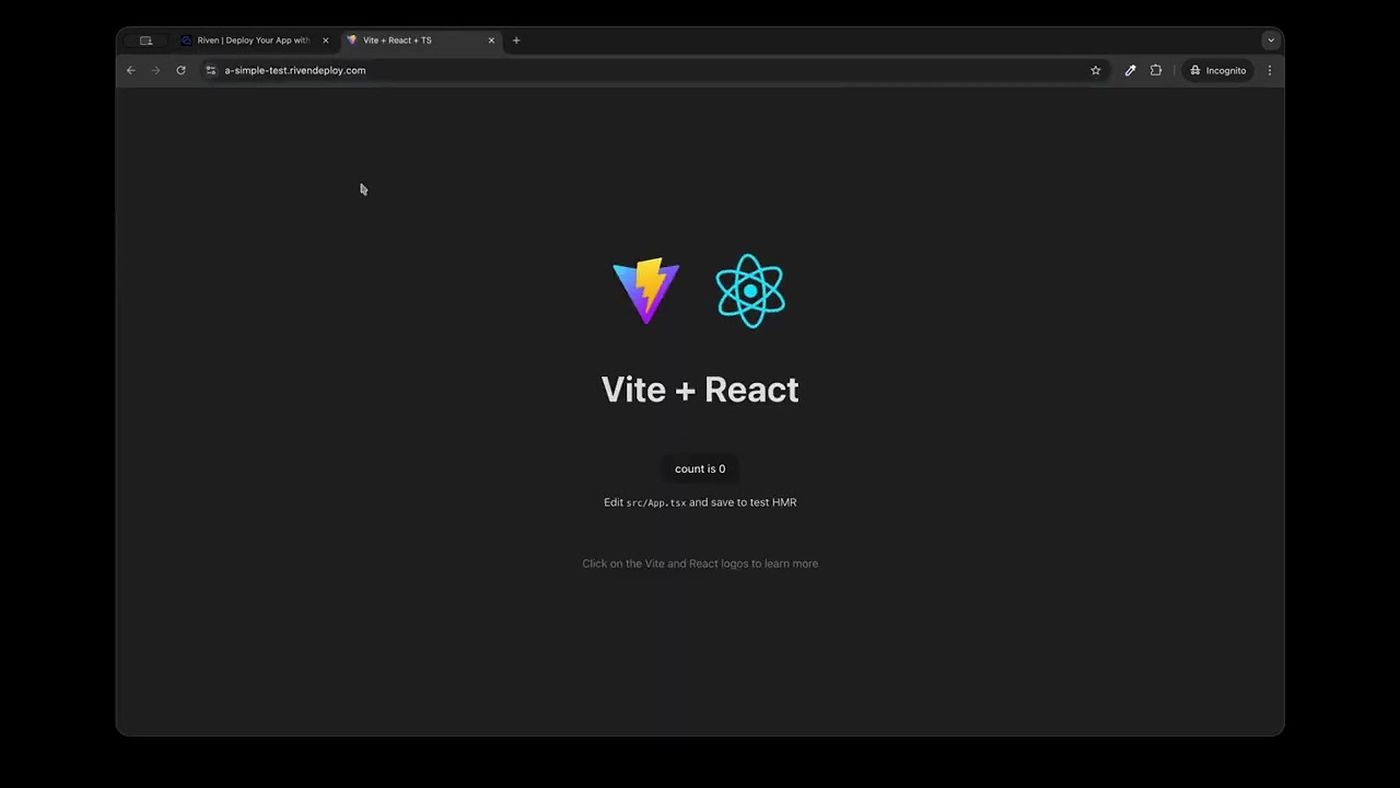 Riven Deploy demo video
