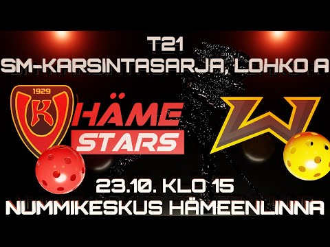 T21 Koovee/Häme Stars - Welhot. SM-sarja, lohko A. 23.10.2022 Nummikeskus Hämeenlinna