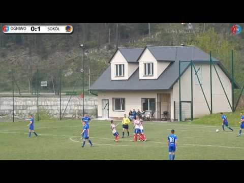 Skrót meczu: Ogniwo Piwniczna-Zdrój - Sokół Stary Sącz 0:2(0:1) 03.05.2017