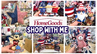SHOP WITH ME at HomeGoods for 4th of July Decor! 2025 Patriotic Finds + A Surprise Find 🍓