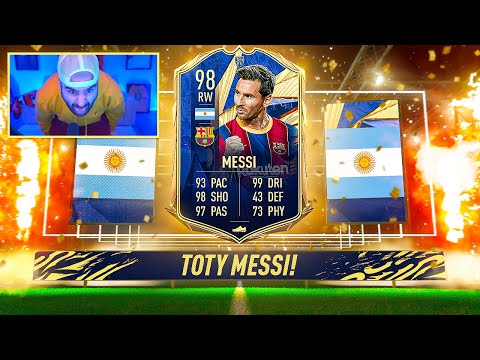 OMG!!! I GOT TOTY MESSI!!! FIFA 21 Ultimate Team